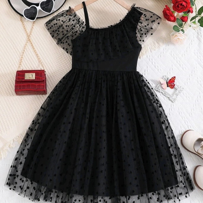 Vestido preto sale infanto juvenil