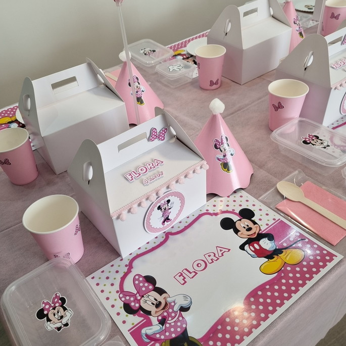 Imagem 1 - Kit Festa na Escola Minnie e Mickey (11 Itens)