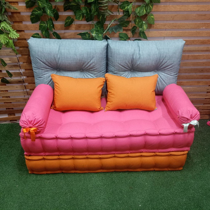 Imagem 1 - Assento Futon Turco Duplo com 2 Encosto