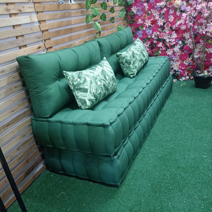 Imagem 2 - Assento Futon Turco Duplo com 2 Encosto