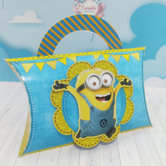 Imagem 1 - Almofada com Alça 3d - Minions