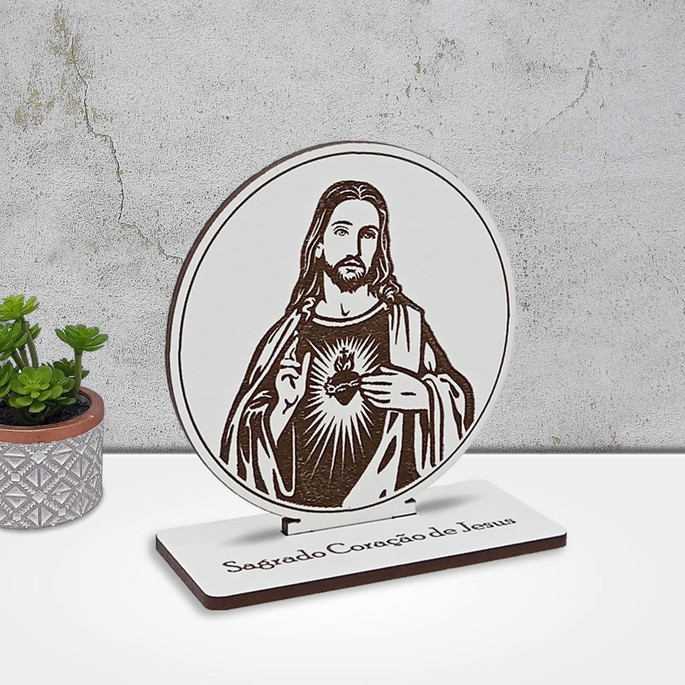 Imagem 1 - Lembrancinha Sagrado Coração de Jesus Personalizada