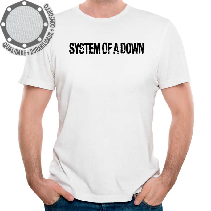Imagem 3 - Camiseta System Of a Down Camisa Personalizada Rock Ah00920