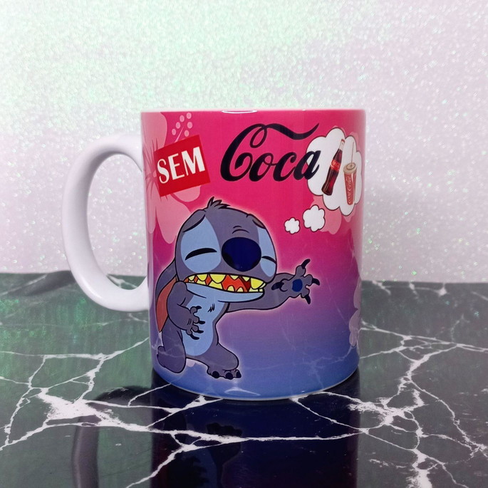 Imagem 1 - Caneca Stitch com Coca sem Coca