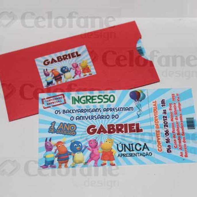 Imagem 1 - Convite Backyardigans