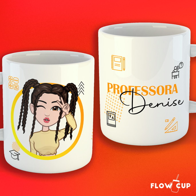 Imagem 2 - Caneca Professor - com Seu Avatar!