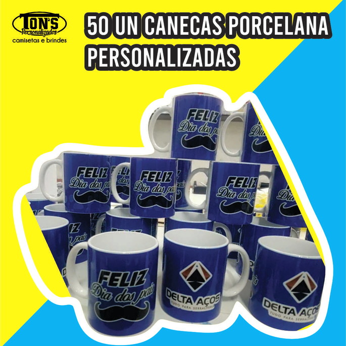 Imagem 1 - Caneca Porcelana - Brindes Corporativos, Festas e Eventos