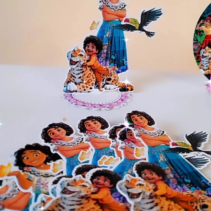 Imagem 2 - Kit com 20 Apliques em Scrap 3d