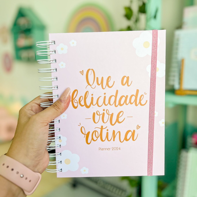 Imagem 1 - Planner 2024 com Elástico Bolso Divisórias