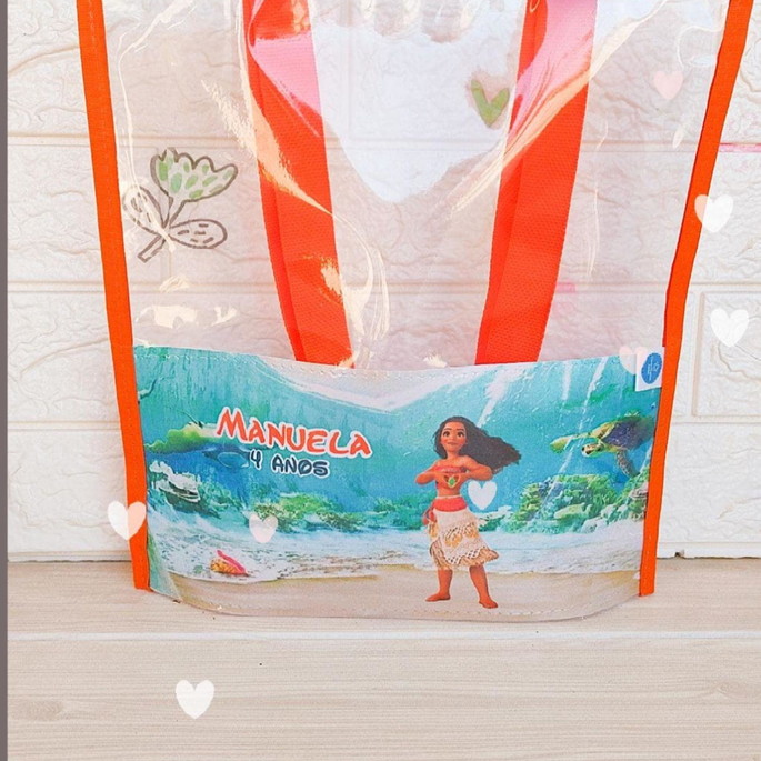 Imagem 1 - Bolsa Praia Piscina 30x30 Moana Personalizada