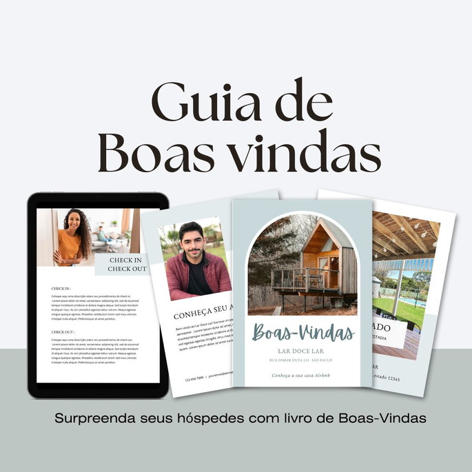 Imagem 2 - Livro de Boas Vindas para Hospedagem Temporada