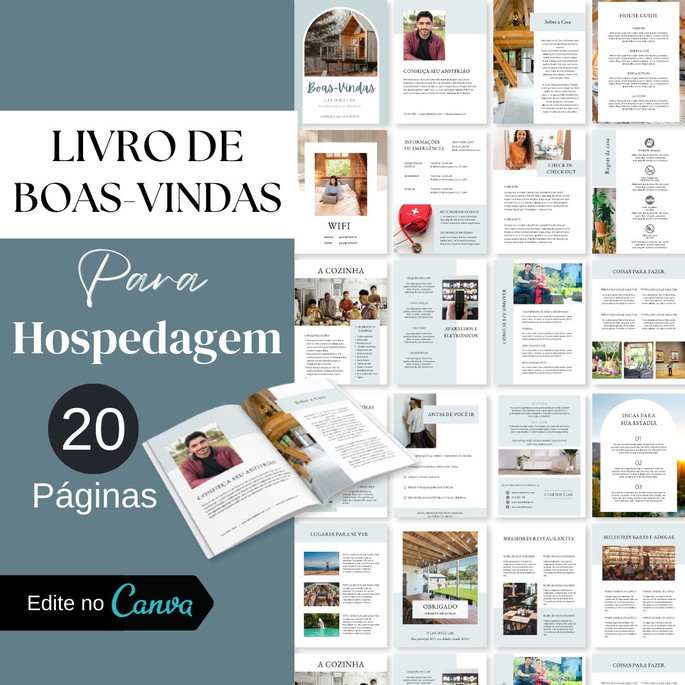 Imagem 1 - Livro de Boas Vindas para Hospedagem Temporada