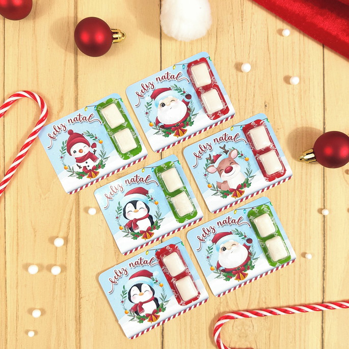 Imagem 1 - Card com Chiclete- Natal