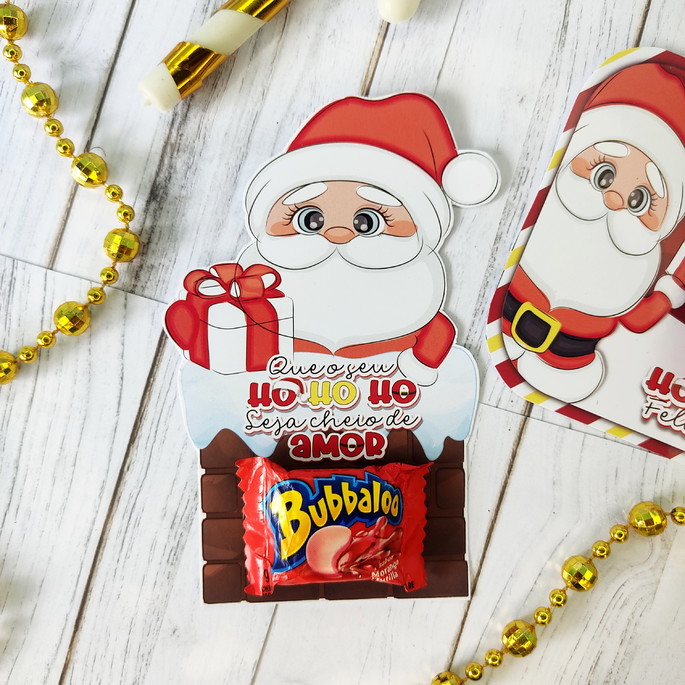 Imagem 1 - Card com Bubbaloo- Natal