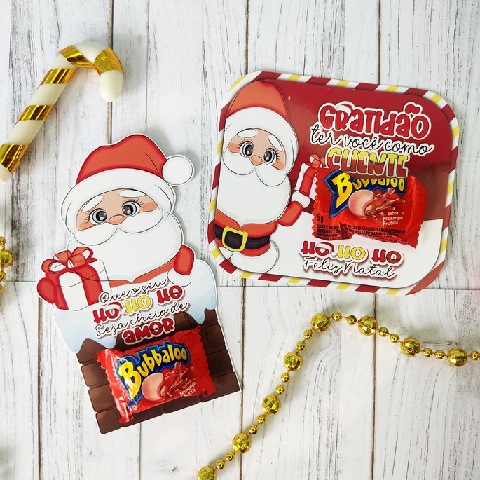 Imagem 2 - Card com Bubbaloo- Natal