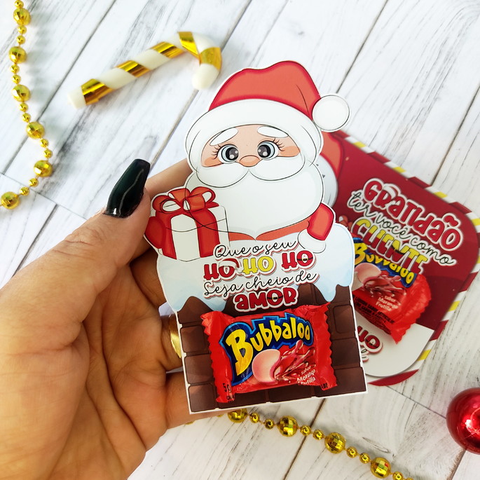Imagem 3 - Card com Bubbaloo- Natal