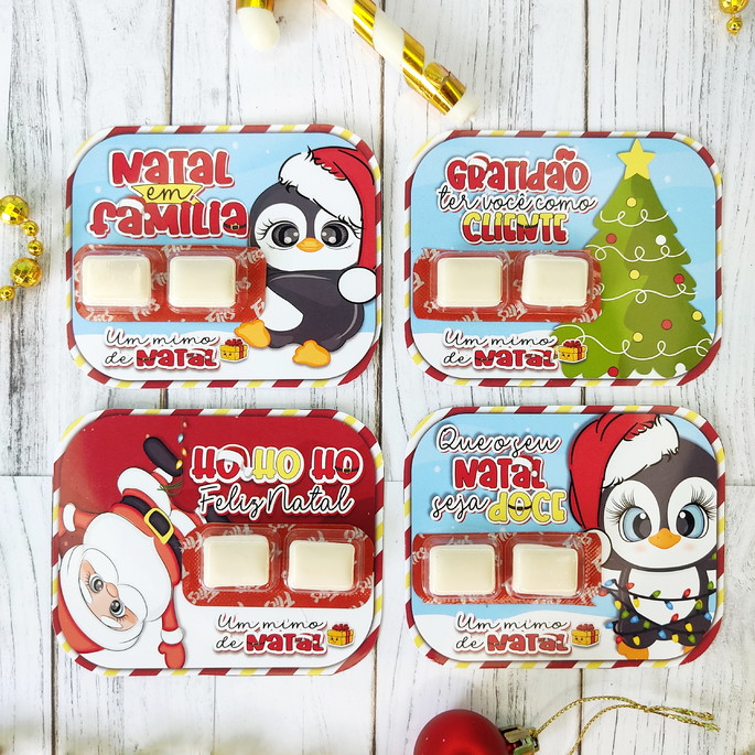 Imagem 1 - Card com Chiclete- Natal