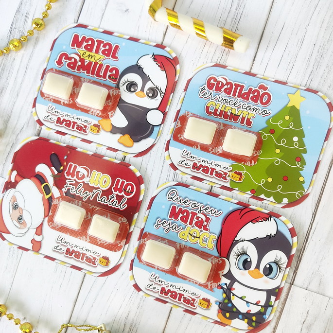 Imagem 3 - Card com Chiclete- Natal