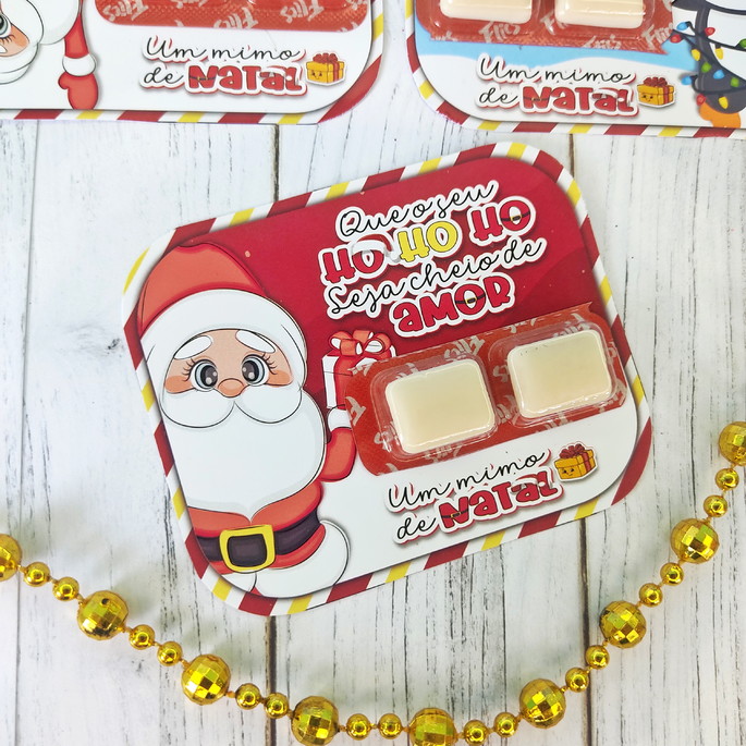 Imagem 4 - Card com Chiclete- Natal