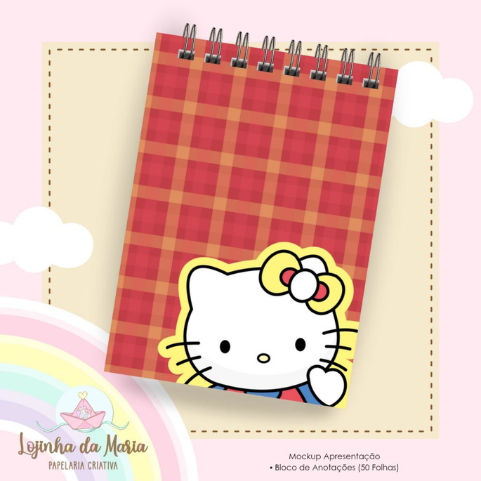 Imagem 1 - Bloquinho Hello Kitty