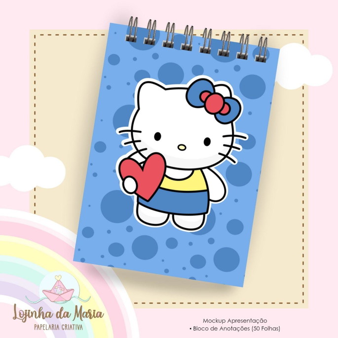 Imagem 2 - Bloquinho Hello Kitty