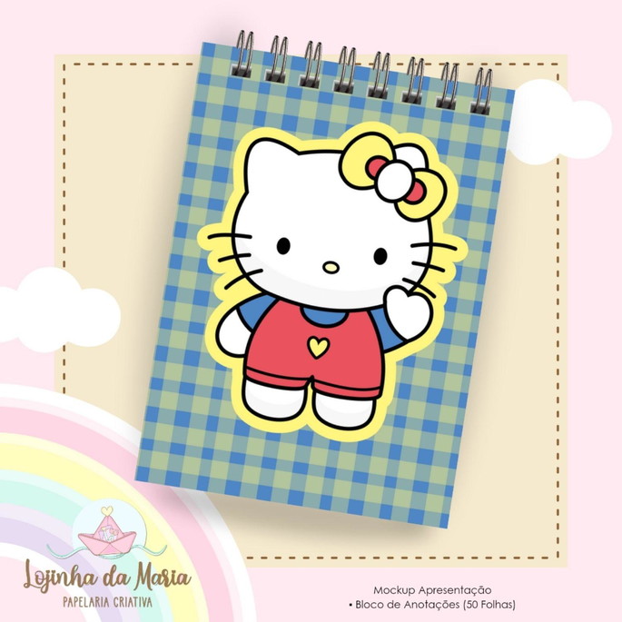 Imagem 3 - Bloquinho Hello Kitty