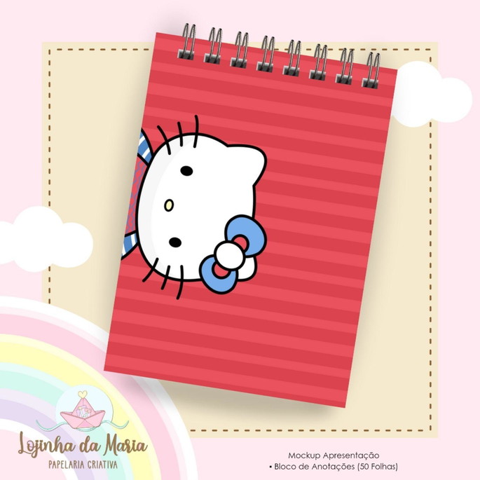 Imagem 4 - Bloquinho Hello Kitty