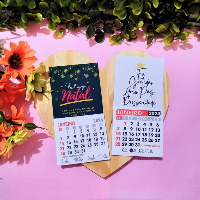 Imagem 4 - Mini Calendário com Imã- 2024