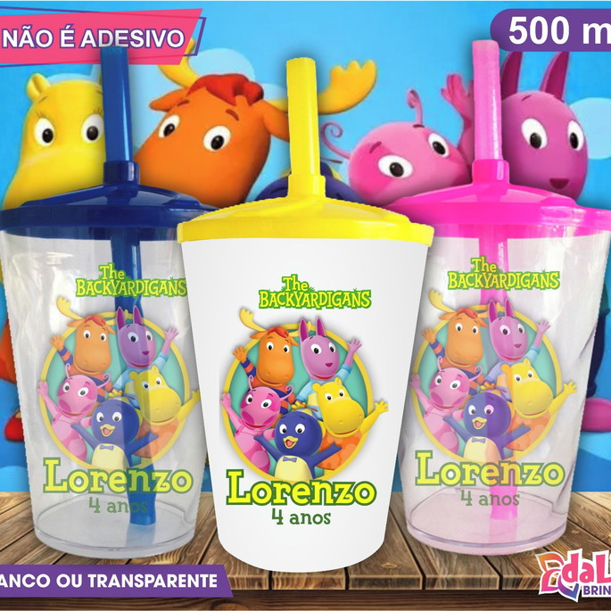 Imagem 1 - Copo Twister Personalizado os Backyardigans - 500 ml