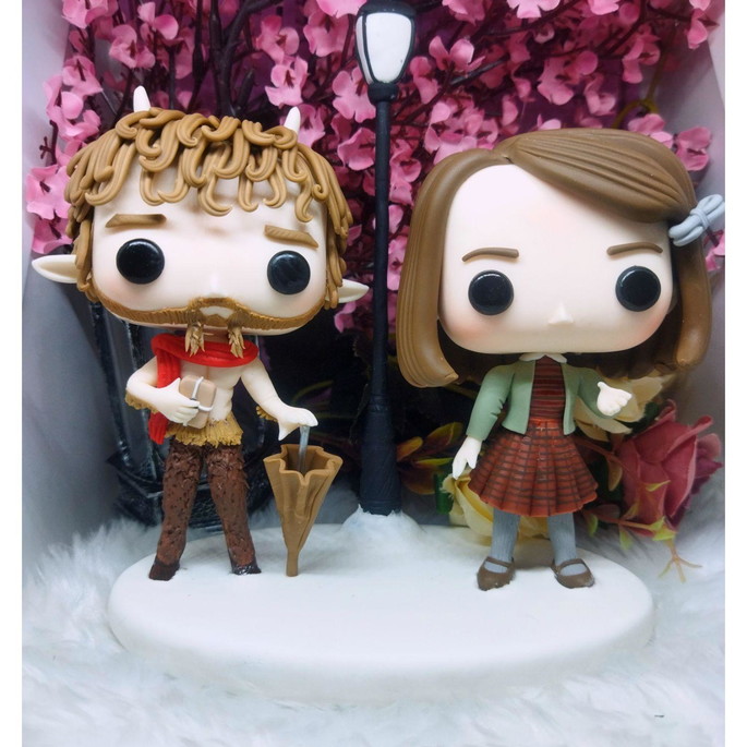 Imagem 1 - Funko em Biscuit Lucia e Senhor Tumnus Crônicas de Nárnia