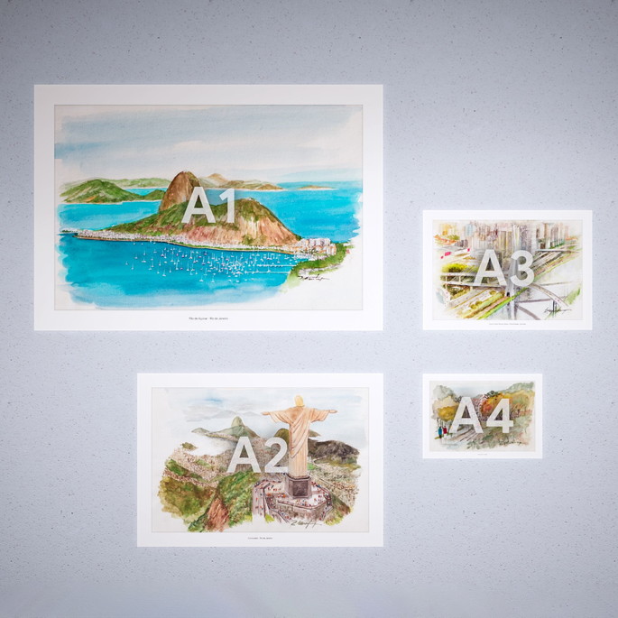 Imagem 5 - Edifício Alexandre Mackenzie - Aquarela de São Paulo - A4