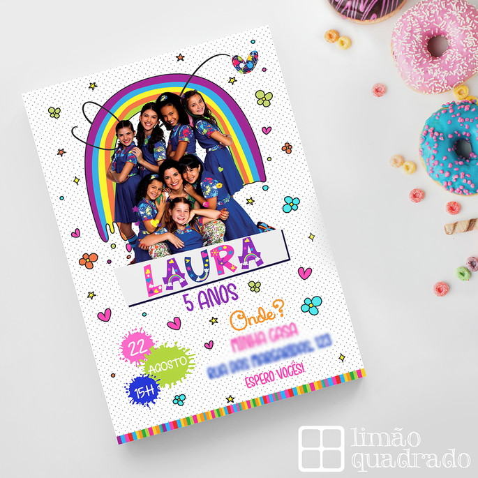 Imagem 1 - Convite Digital - Chiquititas