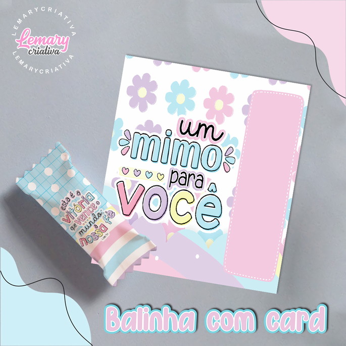 Imagem 1 - Bala Personalizada com Card Versículos Mod.0018