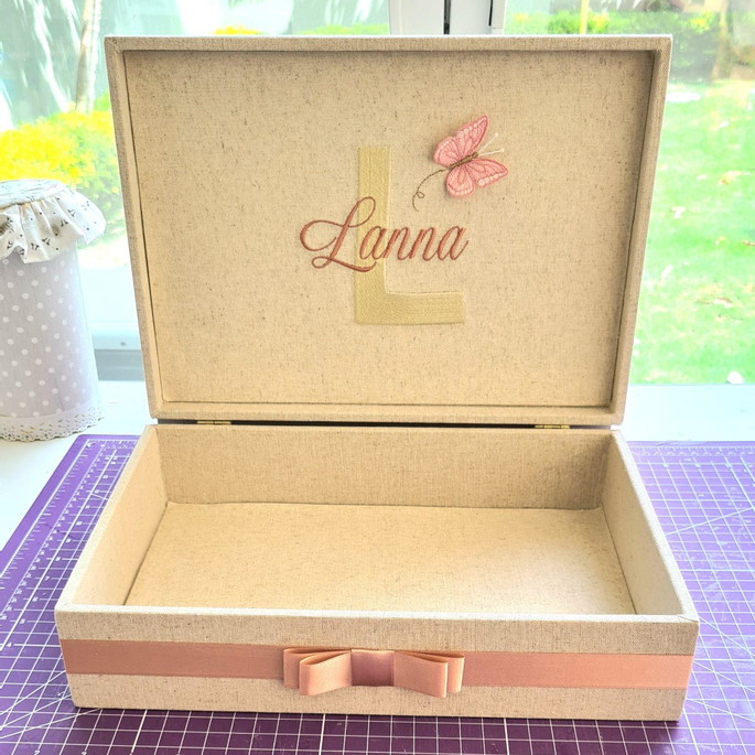 Imagem 1 - Caixa Linho com Aplique 3d