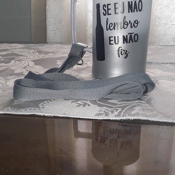 Imagem 5 - Caneca Chopp Jateado Degrade com Cordão com Argola