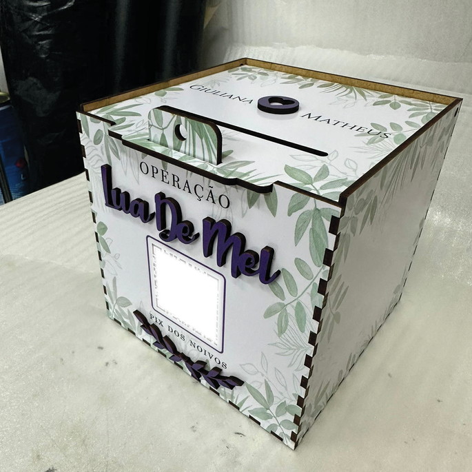 Imagem 1 - Caixa Lua de Mel dos Noivos com Qrcode Pix