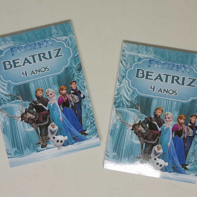 Imagem 2 - Bloquinho com Lápis Frozen
