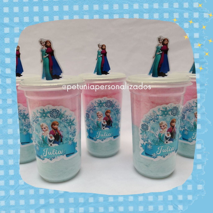 Imagem 1 - Kit com 20 Copos de Algodões Doce - Frozen
