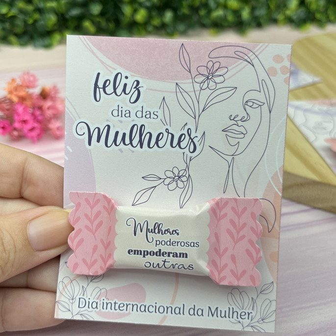 Imagem 2 - Card com Balinha Dia das Mulheres