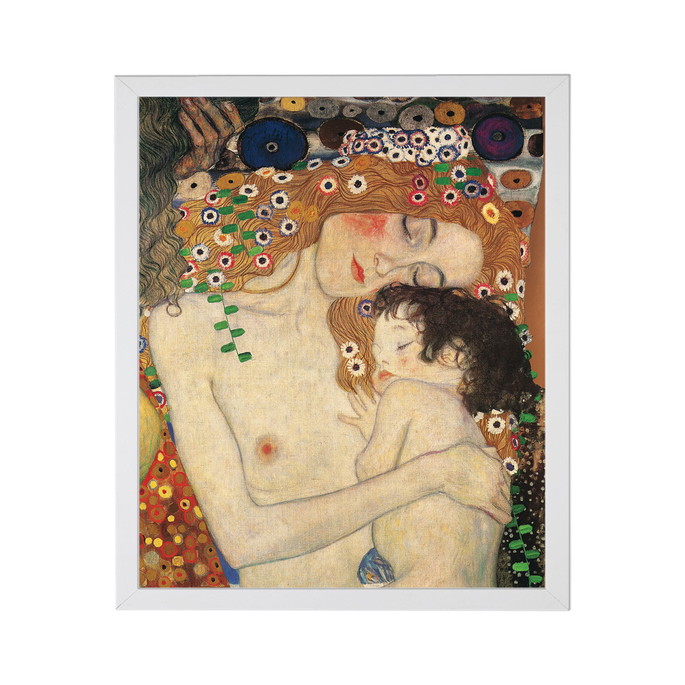 Imagem 1 - Quadro Klimt, Le Tre Età, as Três Idades, Tela 50x60cm Luxo