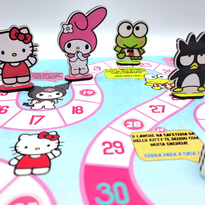 Imagem 5 - Jogo de Tabuleiro Personalizado Hello Kitty