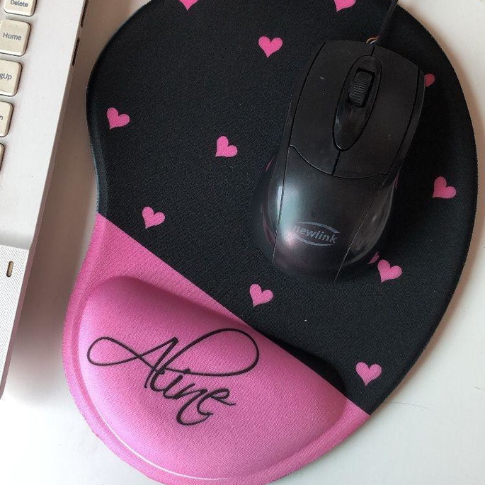 Imagem 1 - Mouse Pad Personalizado com Nome - com Apoio
