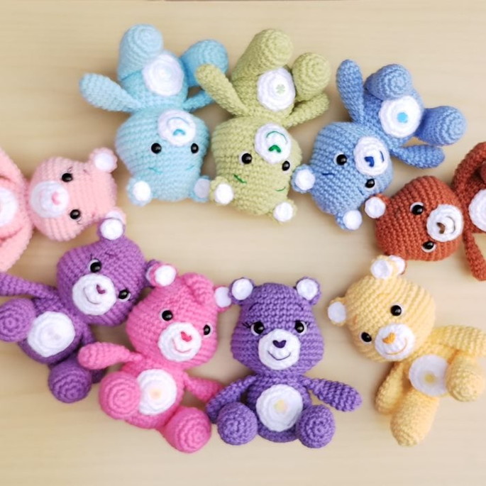 Imagem 5 - Bons Sonhos ( Ursinhos Carinhosos) Amigurumi * Pronta Entreg