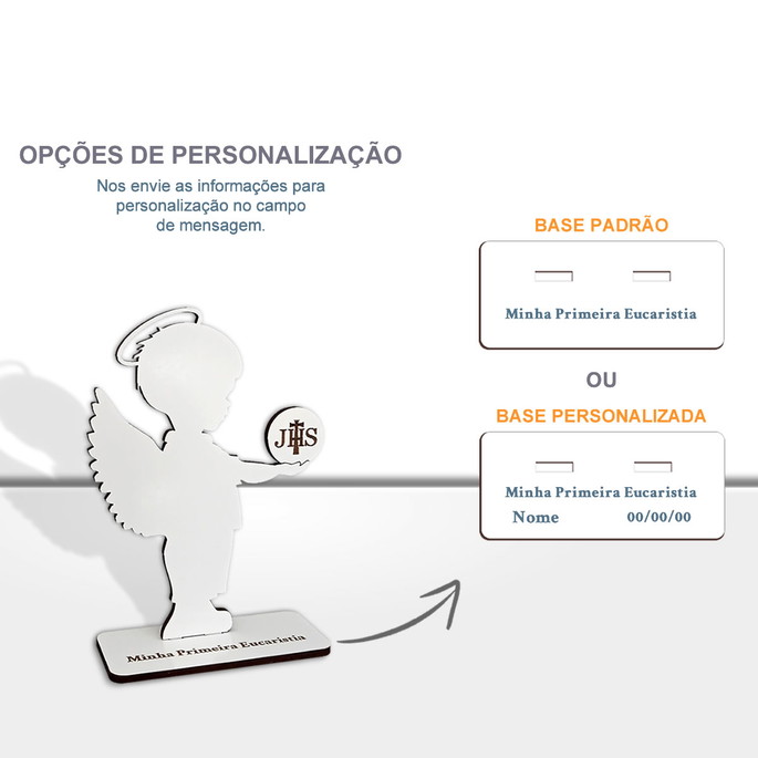 Imagem 2 - Lembrancinha Primeira Eucaristia Menino Persononalizada