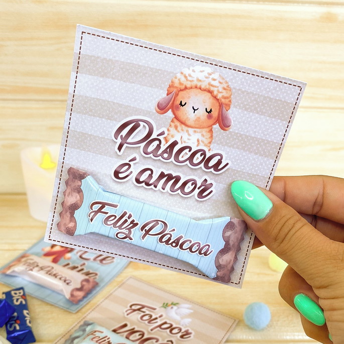 Imagem 4 - Card com Bis- Páscoa