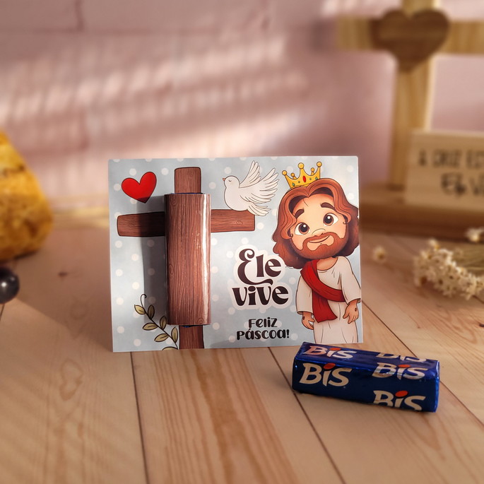 Imagem 1 - Card com Bis- Páscoa