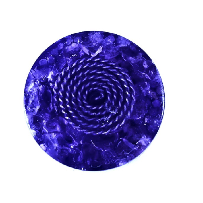 Imagem 1 - Orgonite com Espiral (cores Variadas)