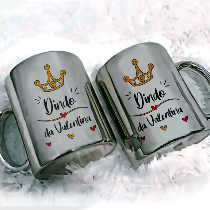 Imagem 4 - Caneca Dindo com Coroa Batizado com Nome