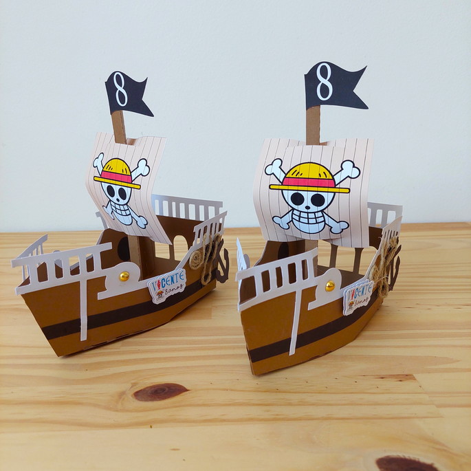 Imagem 1 - Kit Festa 20 Unidades Barco One Piece