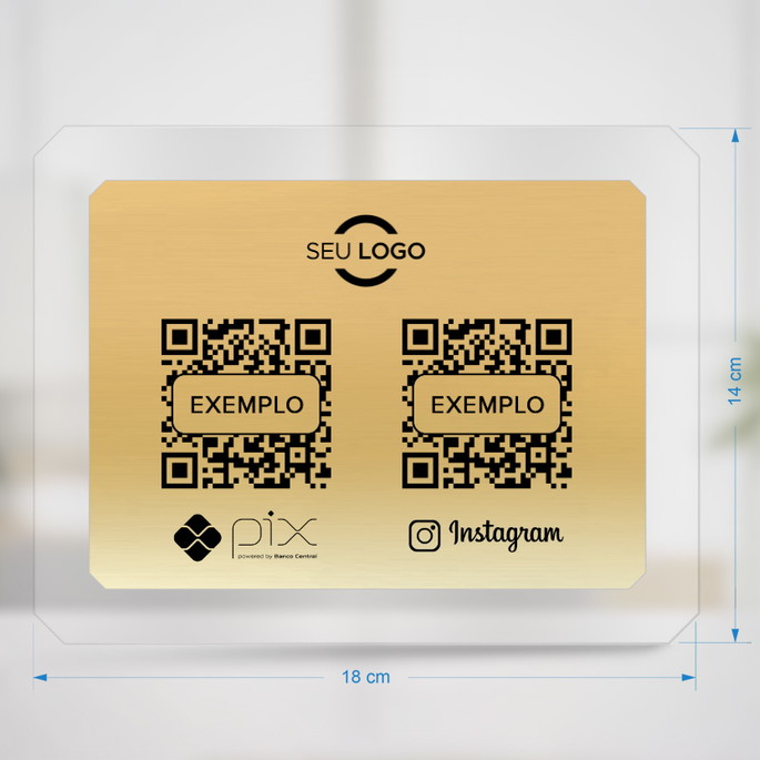 Imagem 4 - Placa Qr Code Duplo